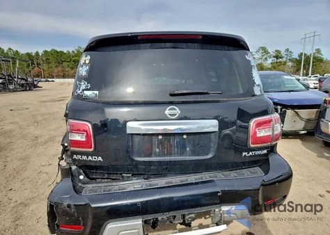 2018 Nissan Armada Platinum z USA, uszkodzony, nr VIN JN8AY2NE2JX700418